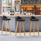 Scandinavian Home Solid Wood Bar Stool Matte Finish Footrest Stool Clearhalo 'Bar Furniture' 'Bar Stools' 'bar_stools' 'furn' 'furn_bar_stools' 'Furniture' 'furniture_bar_stools' 'Kitchen & Dining Furniture' 4817735