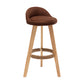 Scandinavian Home Solid Wood Bar Stool Matte Finish Footrest Stool Coffee 1 Piece Clearhalo 'Bar Furniture' 'Bar Stools' 'bar_stools' 'furn' 'furn_bar_stools' 'Furniture' 'furniture_bar_stools' 'Kitchen & Dining Furniture' 4817755
