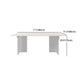 Modern Rectangle White Dining Table Set 1/2/5/7 Pieces Dining Set for Home Use Clearhalo 'Dining Room Sets' 'Dining Tables & Seating' 'dining_room_set' 'furn' 'furn_dining_room_set' 'Furniture' 'furniture_dining_room_set' 'Kitchen & Dining Furniture' 4817821