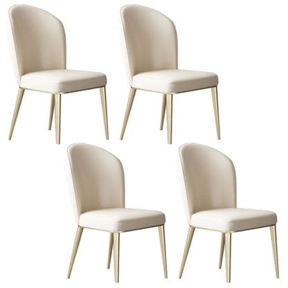 Luxury Sintered Stone Top Dining Set Rectangle 1/4/5/7 Pieces Dining Table with Chairs 4 White Chairs Clearhalo 'Dining Room Sets' 'Dining Tables & Seating' 'dining_room_set' 'furn' 'furn_dining_room_set' 'Furniture' 'furniture_dining_room_set' 'Kitchen & Dining Furniture' 4817841