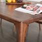Modern Rectangle Walnut Wood Dining Set 1/2/3/5/7 Pieces Dining Table with Wood Chairs Clearhalo 'Dining Room Sets' 'Dining Tables & Seating' 'dining_room_set' 'furn' 'furn_dining_room_set' 'Furniture' 'furniture_dining_room_set' 'Kitchen & Dining Furniture' 4817865