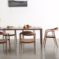 Modern Rectangle Walnut Wood Dining Set 1/2/3/5/7 Pieces Dining Table with Wood Chairs Clearhalo 'Dining Room Sets' 'Dining Tables & Seating' 'dining_room_set' 'furn' 'furn_dining_room_set' 'Furniture' 'furniture_dining_room_set' 'Kitchen & Dining Furniture' 4817872