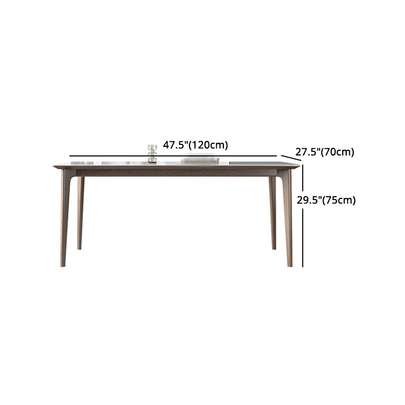 Modern Sintered Stone Dining Set 1/2/4/5/7 Pieces Dining Table with Chairs Clearhalo 'Dining Room Sets' 'Dining Tables & Seating' 'dining_room_set' 'furn' 'furn_dining_room_set' 'Furniture' 'furniture_dining_room_set' 'Kitchen & Dining Furniture' 4817891