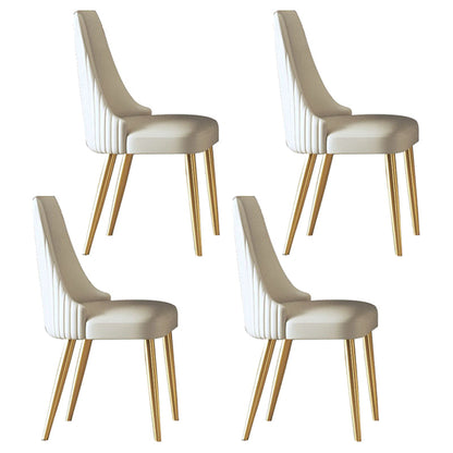 Luxury Sintered Stone Top Dining Set 1/4/5/7 Pieces Rectangle Kitchen Table with Chairs 4 White Chairs Clearhalo 'Dining Room Sets' 'Dining Tables & Seating' 'dining_room_set' 'furn' 'furn_dining_room_set' 'Furniture' 'furniture_dining_room_set' 'Kitchen & Dining Furniture' 4818022