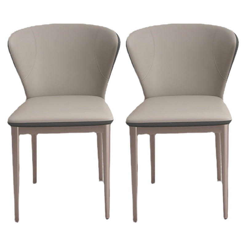 Luxury Sintered Stone Top Dining Set Rectangle 1/2/5/7 Pieces Dining Table with Chairs 2 Beige Chairs Clearhalo 'Dining Room Sets' 'Dining Tables & Seating' 'dining_room_set' 'furn' 'furn_dining_room_set' 'Furniture' 'furniture_dining_room_set' 'Kitchen & Dining Furniture' 4818109