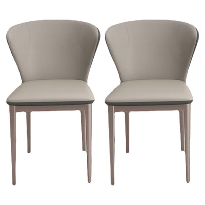 Luxury Sintered Stone Top Dining Set Rectangle 1/2/5/7 Pieces Dining Table with Chairs 2 Beige Chairs Clearhalo 'Dining Room Sets' 'Dining Tables & Seating' 'dining_room_set' 'furn' 'furn_dining_room_set' 'Furniture' 'furniture_dining_room_set' 'Kitchen & Dining Furniture' 4818109