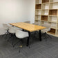 Rectangle Wood Color Dining Table Solid Wood Table Industrial with 4 Legs Clearhalo 'Dining Tables & Seating' 'Dining Tables' 'dining_table' 'furn' 'furn_dining_table' 'Furniture' 'furniture_dining_table' 'Kitchen & Dining Furniture' 'kitchen' 'kitchen_dining_table' 4818199