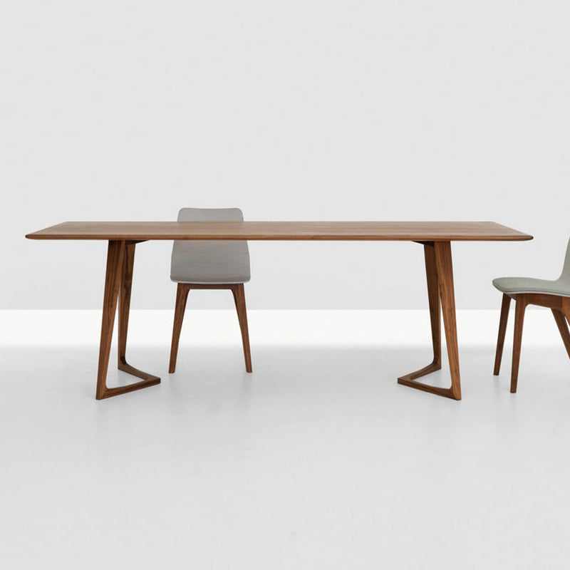 Rectangle Double Pedestal Industrial Dining Table Brown Fixed Table for Home 47.2"L x 23.6"W x 29.5"H Without Chairs Clearhalo 'Dining Tables & Seating' 'Dining Tables' 'dining_table' 'furn' 'furn_dining_table' 'Furniture' 'furniture_dining_table' 'Kitchen & Dining Furniture' 'kitchen' 'kitchen_dining_table' 4818225