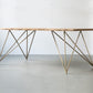 Rectangle 4 Legs Luxury Dining Table Solid Wood Fixed Table for Kitchen Gold 70.9"L x 31.5"W x 29.5"H Without Chairs Clearhalo 'Dining Tables & Seating' 'Dining Tables' 'dining_table' 'furn' 'furn_dining_table' 'Furniture' 'furniture_dining_table' 'Kitchen & Dining Furniture' 'kitchen' 'kitchen_dining_table' 4818316