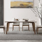 Rectangle Sintered Stone Table for Restaurant Medieval Modern Table with 4 Legs Pandora Gold 70.9"L x 35.4"W x 29.5"H Without Chairs Clearhalo 'Dining Tables & Seating' 'Dining Tables' 'dining_table' 'furn' 'furn_dining_table' 'Furniture' 'furniture_dining_table' 'Kitchen & Dining Furniture' 'kitchen' 'kitchen_dining_table' 4818379