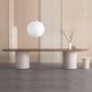 Modern Pine Wood Table for Restaurant Oval Dining Table with Double Pedestal Brown 63"L x 27.6"W x 29.5"H Without Chairs Clearhalo 'Dining Tables & Seating' 'Dining Tables' 'dining_table' 'furn' 'furn_dining_table' 'Furniture' 'furniture_dining_table' 'Kitchen & Dining Furniture' 'kitchen' 'kitchen_dining_table' 4818395