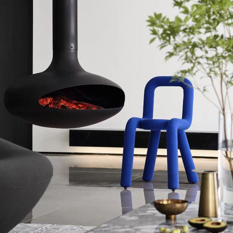 Modern Style Upholstered Side Chair Open Back Dining Side Chair Clearhalo 'Dining Chairs' 'Dining Tables & Seating' 'dining_chair' 'furn' 'furn_dining_chair' 'Furniture' 'furniture_dining_chair' 'Kitchen & Dining Furniture' 4818545