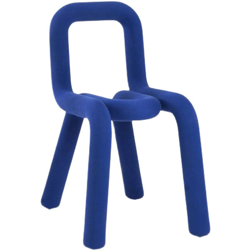 Modern Style Upholstered Side Chair Open Back Dining Side Chair Blue 1 Piece Clearhalo 'Dining Chairs' 'Dining Tables & Seating' 'dining_chair' 'furn' 'furn_dining_chair' 'Furniture' 'furniture_dining_chair' 'Kitchen & Dining Furniture' 4818552
