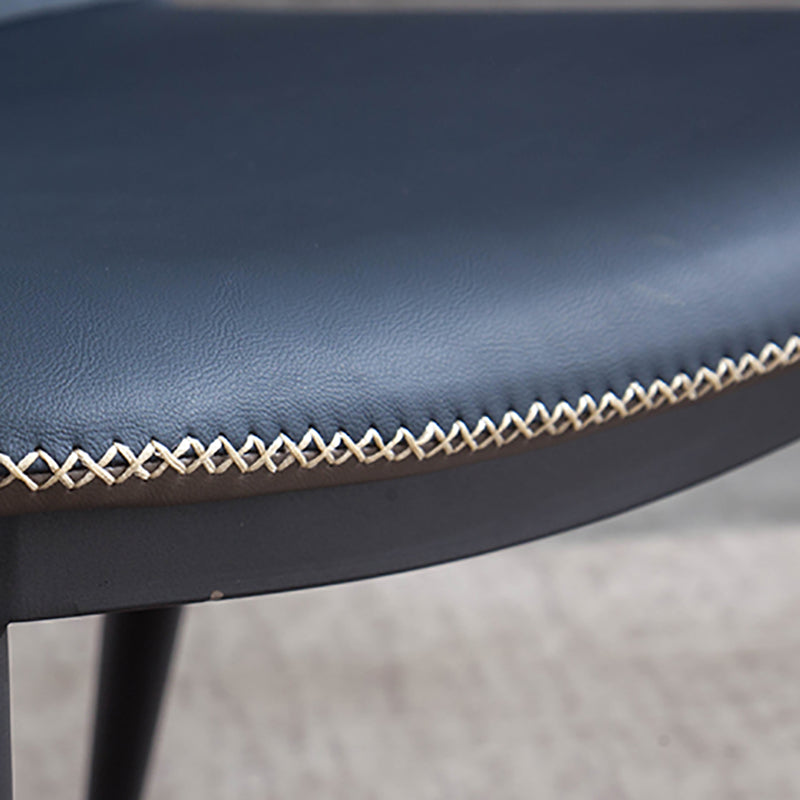 Modern Style Faux Leather Side Chair Wingback Arm Chair for Dining Room Clearhalo 'Dining Chairs' 'Dining Tables & Seating' 'dining_chair' 'furn' 'furn_dining_chair' 'Furniture' 'furniture_dining_chair' 'Kitchen & Dining Furniture' 4818608