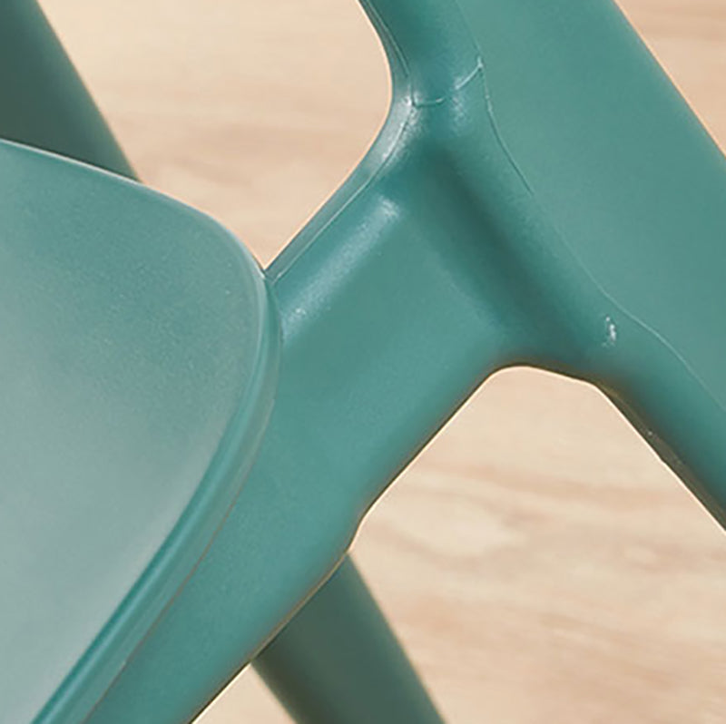 Modern Style Plastic Side Chair Open Back Dining Side Chair 17"x18"x30" Clearhalo 'Dining Chairs' 'Dining Tables & Seating' 'dining_chair' 'furn' 'furn_dining_chair' 'Furniture' 'furniture_dining_chair' 'Kitchen & Dining Furniture' 4818641