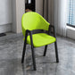 Modern Style Metal Side Chair Open Back Dining Side Chair with Black Legs Green 1 Piece Clearhalo 'Dining Chairs' 'Dining Tables & Seating' 'dining_chair' 'furn' 'furn_dining_chair' 'Furniture' 'furniture_dining_chair' 'Kitchen & Dining Furniture' 4818833