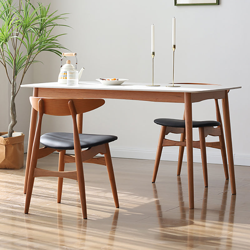 Contemporary Kitchen Solid Wood Side Chair Open Back Dining Side Chair Clearhalo 'Dining Chairs' 'Dining Tables & Seating' 'dining_chair' 'furn' 'furn_dining_chair' 'Furniture' 'furniture_dining_chair' 'Kitchen & Dining Furniture' 4818895