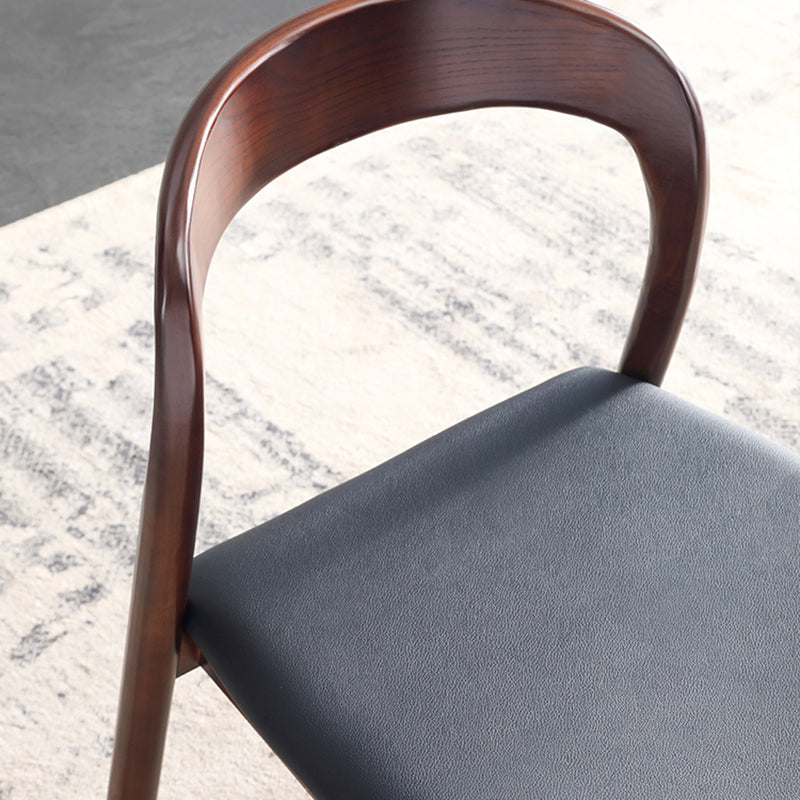 Contemporary Dining Room Solid Wood Side Chair Open Back Dining Side Chair Clearhalo 'Dining Chairs' 'Dining Tables & Seating' 'dining_chair' 'furn' 'furn_dining_chair' 'Furniture' 'furniture_dining_chair' 'Kitchen & Dining Furniture' 4818909