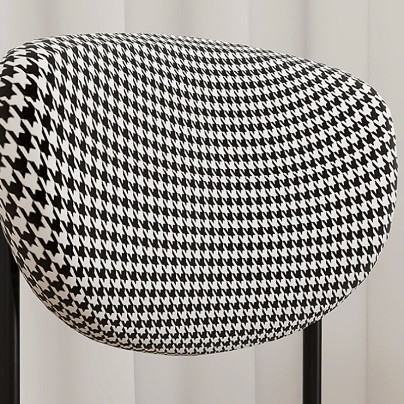 Glam Style Upholstered Side Chair Open Back Dining Side Chair Clearhalo 'Dining Chairs' 'Dining Tables & Seating' 'dining_chair' 'furn' 'furn_dining_chair' 'Furniture' 'furniture_dining_chair' 'Kitchen & Dining Furniture' 4819001