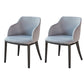 Modern Metal Dining Arm Chair Upholstered Side Chair for Dining Room Light Gray 2 Piece Set Clearhalo 'Dining Chairs' 'Dining Tables & Seating' 'dining_chair' 'furn' 'furn_dining_chair' 'Furniture' 'furniture_dining_chair' 'Kitchen & Dining Furniture' 4819062