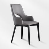 Modern Style Wood Arm Chair Open Back Upholstered Dining Side Chair Clearhalo 'Dining Chairs' 'Dining Tables & Seating' 'dining_chair' 'furn' 'furn_dining_chair' 'Furniture' 'furniture_dining_chair' 'Kitchen & Dining Furniture' 4819140