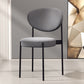 Modern Style Metal Chair Open Back Dining Side Chair with Upholstered Clearhalo 'Dining Chairs' 'Dining Tables & Seating' 'dining_chair' 'furn' 'furn_dining_chair' 'Furniture' 'furniture_dining_chair' 'Kitchen & Dining Furniture' 4819196