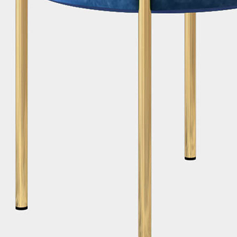 Modern Style Metal Chair Open Back Dining Side Chair with Upholstered Clearhalo 'Dining Chairs' 'Dining Tables & Seating' 'dining_chair' 'furn' 'furn_dining_chair' 'Furniture' 'furniture_dining_chair' 'Kitchen & Dining Furniture' 4819206