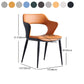 Modern Style Metal Arm Chair Open Back Dining Side Chair with Upholstered Clearhalo 'Dining Chairs' 'Dining Tables & Seating' 'dining_chair' 'furn' 'furn_dining_chair' 'Furniture' 'furniture_dining_chair' 'Kitchen & Dining Furniture' 4819327