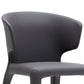Glam Armless Dining Chairs Wingback Side Chair with Stainless Steel Legs Clearhalo 'Dining Chairs' 'Dining Tables & Seating' 'dining_chair' 'furn' 'furn_dining_chair' 'Furniture' 'furniture_dining_chair' 'Kitchen & Dining Furniture' 4819338