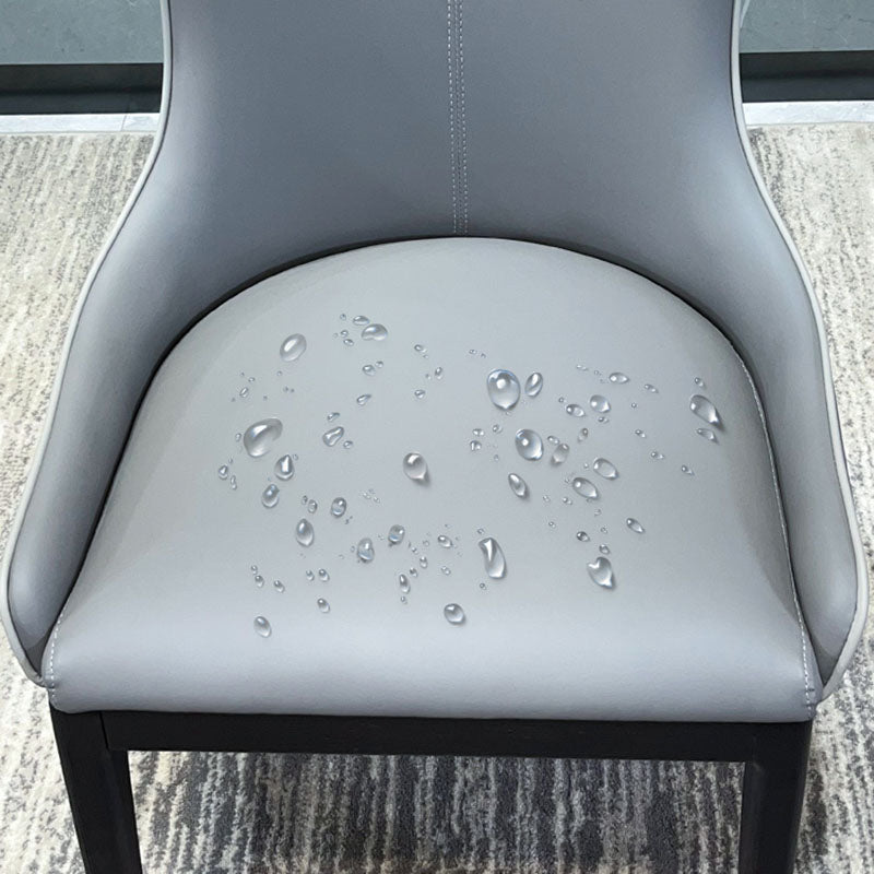 Modern Style Wood Parsons Chair Upholstered Dining Side Chair with Clearhalo 'Dining Chairs' 'Dining Tables & Seating' 'dining_chair' 'furn' 'furn_dining_chair' 'Furniture' 'furniture_dining_chair' 'Kitchen & Dining Furniture' 4819366