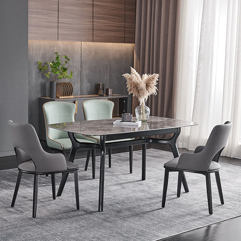 Modern Style Wood Parsons Chair Upholstered Dining Side Chair with Clearhalo 'Dining Chairs' 'Dining Tables & Seating' 'dining_chair' 'furn' 'furn_dining_chair' 'Furniture' 'furniture_dining_chair' 'Kitchen & Dining Furniture' 4819370