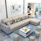 Modern Square Arm Sectionals 106.3"L High Back Sofa and Chaise with Storage Beige Clearhalo 'furn' 'furn_sectionals' 'Furniture' 'furniture_sectionals' 'kitchen' 'kitchen_sectionals' 'Living Room Furniture' 'Sectionals' 4819754