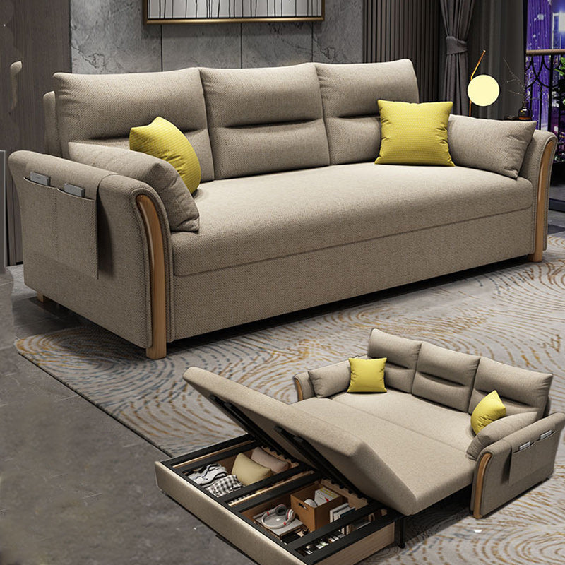 Fabric Sofa Bed Settee Furniture Flared Arm Latex Filled Sofa Clearhalo 'furn' 'furn_sofas' 'Furniture' 'furniture_sofas' 'kitchen' 'kitchen_sofas' 'Living Room Furniture' 'Sofa' 'sofas' 4820084