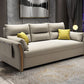 Fabric Sofa Bed Settee Furniture Flared Arm Latex Filled Sofa Off-White Clearhalo 'furn' 'furn_sofas' 'Furniture' 'furniture_sofas' 'kitchen' 'kitchen_sofas' 'Living Room Furniture' 'Sofa' 'sofas' 4820093
