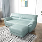 Polish Finish Sofa Pure Color Pillow Top Arm Sofa For Bonus Room Clearhalo 'furn' 'furn_sofas' 'Furniture' 'furniture_sofas' 'kitchen' 'kitchen_sofas' 'Living Room Furniture' 'Sofa' 'sofas' 4820123