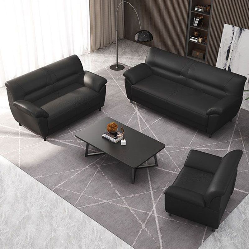 Polish Finish Sofa Pure Color Pillow Top Arm Sofa For Bonus Room Clearhalo 'furn' 'furn_sofas' 'Furniture' 'furniture_sofas' 'kitchen' 'kitchen_sofas' 'Living Room Furniture' 'Sofa' 'sofas' 4820126