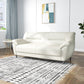 Polish Finish Sofa Pure Color Pillow Top Arm Sofa For Bonus Room White Clearhalo 'furn' 'furn_sofas' 'Furniture' 'furniture_sofas' 'kitchen' 'kitchen_sofas' 'Living Room Furniture' 'Sofa' 'sofas' 4820132
