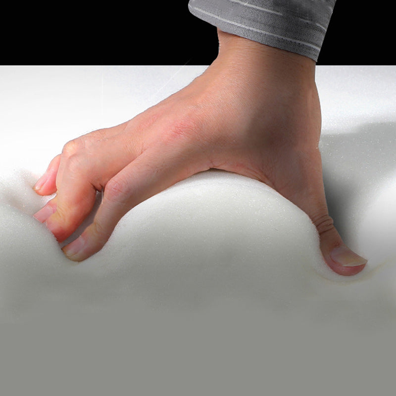 Ivory Stain Resistant Settee Furniture Faux Leather Pillow Top Arm Setee Clearhalo 'furn' 'furn_sofas' 'Furniture' 'furniture_sofas' 'kitchen' 'kitchen_sofas' 'Living Room Furniture' 'Sofa' 'sofas' 4820143