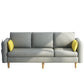 Modern Wood Legs Standard Sofa Fabric Loose Back Square Arm Sofa Silver Gray Clearhalo 'furn' 'furn_sofas' 'Furniture' 'furniture_sofas' 'kitchen' 'kitchen_sofas' 'Living Room Furniture' 'Sofa' 'sofas' 4820156