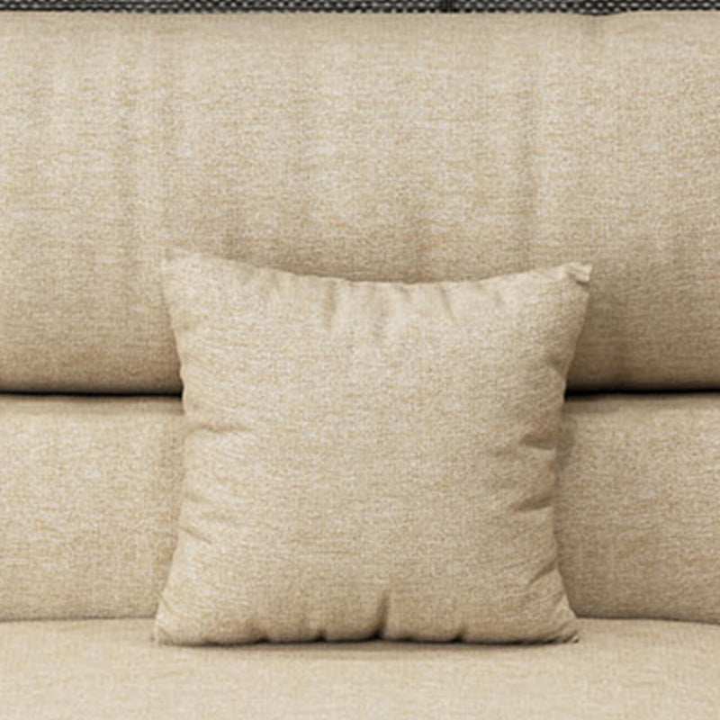 137.8"L x 70.87"W x 37.4"H Upholstered Pillow Top Arm Sectionals Clearhalo 'furn' 'furn_sectionals' 'Furniture' 'furniture_sectionals' 'kitchen' 'kitchen_sectionals' 'Living Room Furniture' 'Sectionals' 4820848