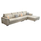 133.07" L x 70.86" W x 35.43" H Pillow Top Arm Sectional with Pillowed Back Cushions Clearhalo 'furn' 'furn_sectionals' 'Furniture' 'furniture_sectionals' 'kitchen' 'kitchen_sectionals' 'Living Room Furniture' 'Sectionals' 4820899