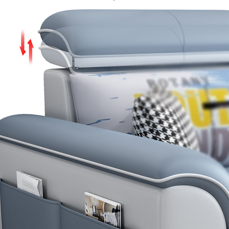 3-Seater L-Shape Right Hand Facing Storage Sectional Sofa with Chaise Clearhalo 'furn' 'furn_sectionals' 'Furniture' 'furniture_sectionals' 'kitchen' 'kitchen_sectionals' 'Living Room Furniture' 'Sectionals' 4820935