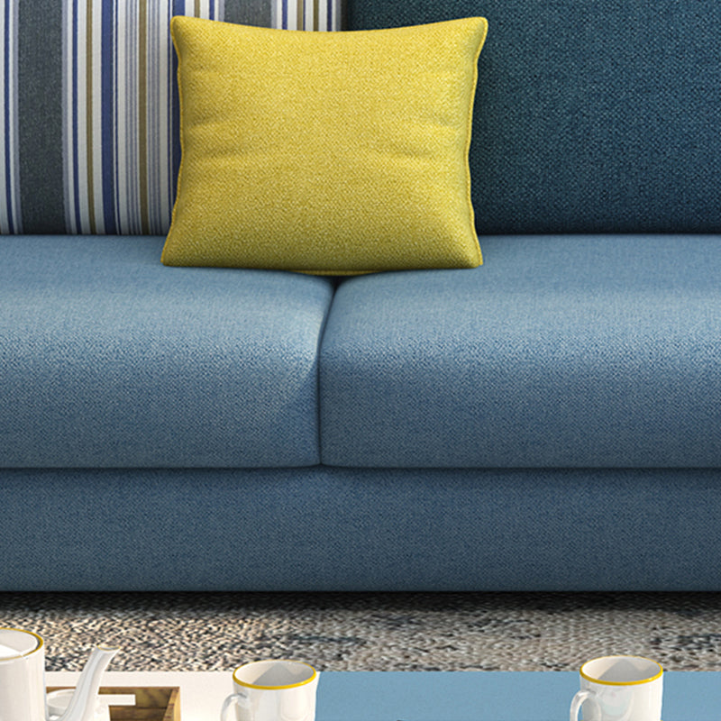 Removable Cushions Sectionals 27.56"High Square Arm Sectionals with Chaise Clearhalo 'furn' 'furn_sectionals' 'Furniture' 'furniture_sectionals' 'kitchen' 'kitchen_sectionals' 'Living Room Furniture' 'Sectionals' 4821155