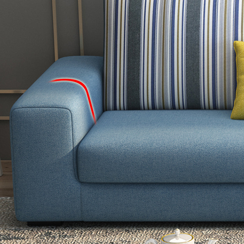 Removable Cushions Sectionals 27.56"High Square Arm Sectionals with Chaise Clearhalo 'furn' 'furn_sectionals' 'Furniture' 'furniture_sectionals' 'kitchen' 'kitchen_sectionals' 'Living Room Furniture' 'Sectionals' 4821156