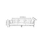 Contemporary Faux Leather Pillow Top Arm Sofa/Sectional Pillowed Back Cushions Clearhalo 'furn' 'furn_sectionals' 'Furniture' 'furniture_sectionals' 'kitchen' 'kitchen_sectionals' 'Living Room Furniture' 'Sectionals' 4821275