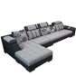 135.82" D x 70.86" W x 33.46" H Pillow Top Arm Sectional Adjustable Pillowed Back Cushions Clearhalo 'furn' 'furn_sectionals' 'Furniture' 'furniture_sectionals' 'kitchen' 'kitchen_sectionals' 'Living Room Furniture' 'Sectionals' 4821378
