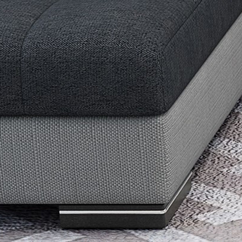 135.82" D x 70.86" W x 33.46" H Pillow Top Arm Sectional Adjustable Pillowed Back Cushions Clearhalo 'furn' 'furn_sectionals' 'Furniture' 'furniture_sectionals' 'kitchen' 'kitchen_sectionals' 'Living Room Furniture' 'Sectionals' 4821383