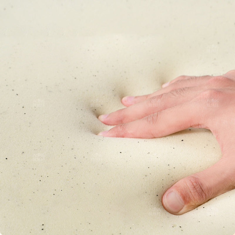 Faux Leather Pillowed Back Cushions Beige Furniture Sectionals Clearhalo 'furn' 'furn_sectionals' 'Furniture' 'furniture_sectionals' 'kitchen' 'kitchen_sectionals' 'Living Room Furniture' 'Sectionals' 4821556