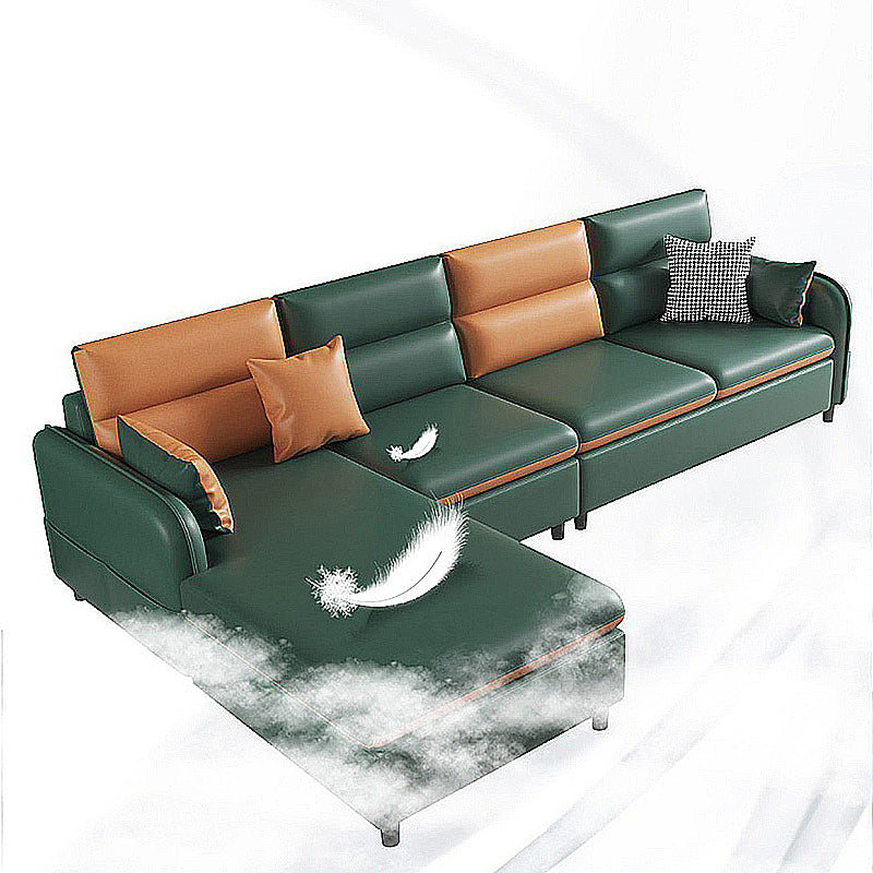 Contemporary Modular L-Shape Sectional with Storage for Four People Clearhalo 'furn' 'furn_sectionals' 'Furniture' 'furniture_sectionals' 'kitchen' 'kitchen_sectionals' 'Living Room Furniture' 'Sectionals' 4821761