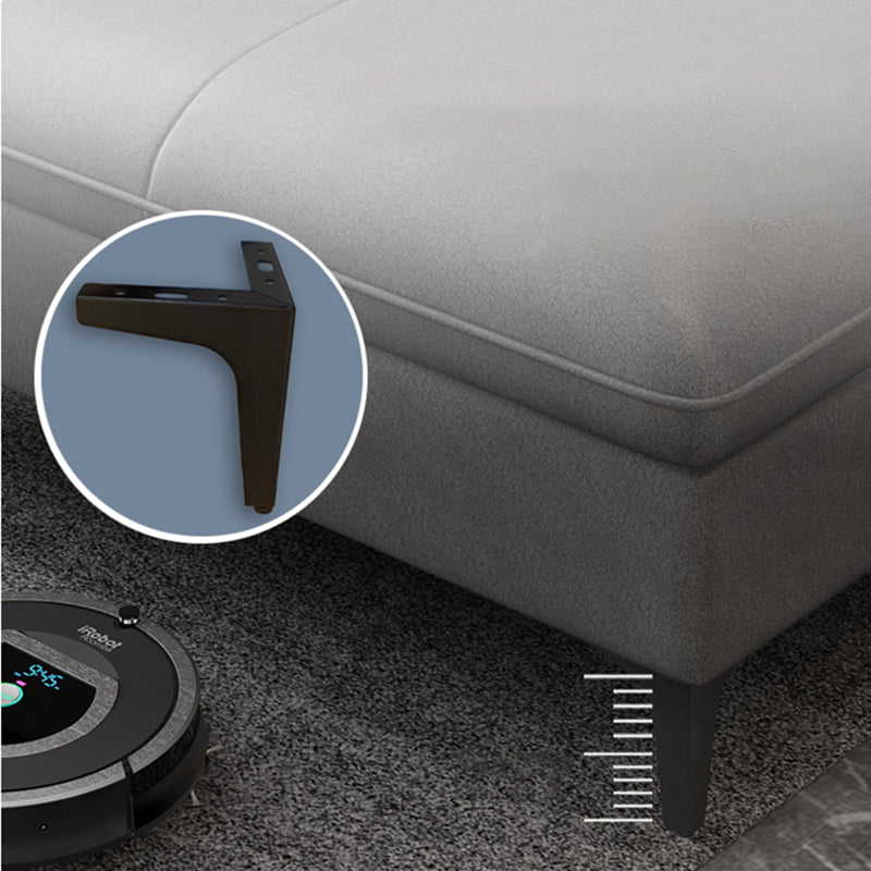 Fabric Pillow Top Arm Sectional 35.43"High High Back Sofa with Storage Clearhalo 'furn' 'furn_sectionals' 'Furniture' 'furniture_sectionals' 'kitchen' 'kitchen_sectionals' 'Living Room Furniture' 'Sectionals' 4821900